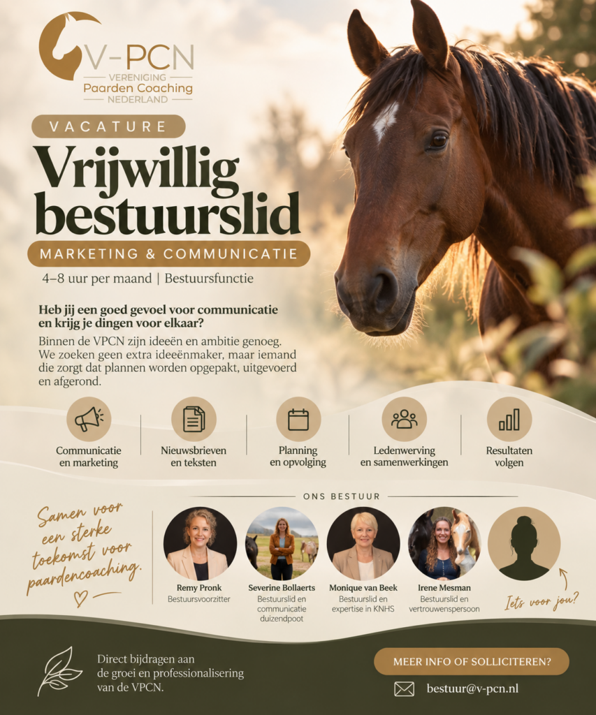 Vrijwillig bestuurslid gezocht